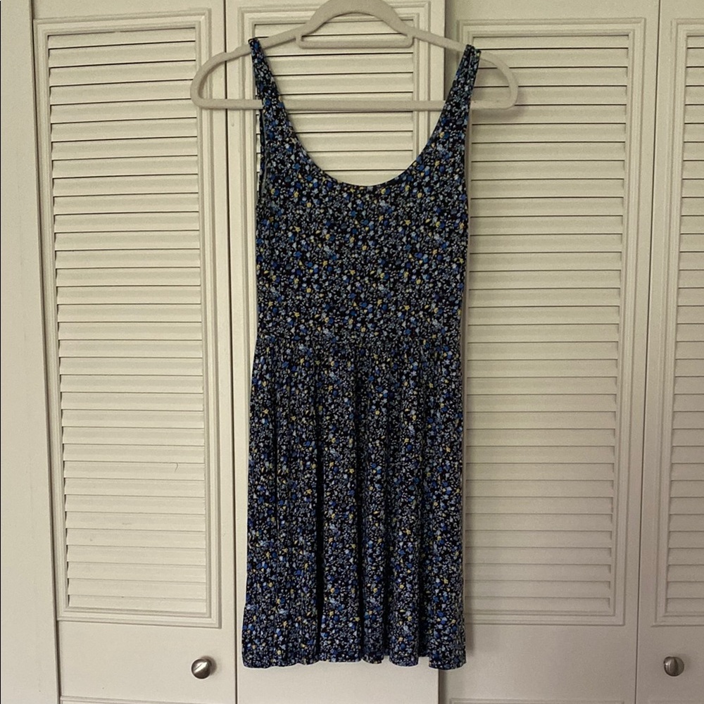 Floral Blue Dress
